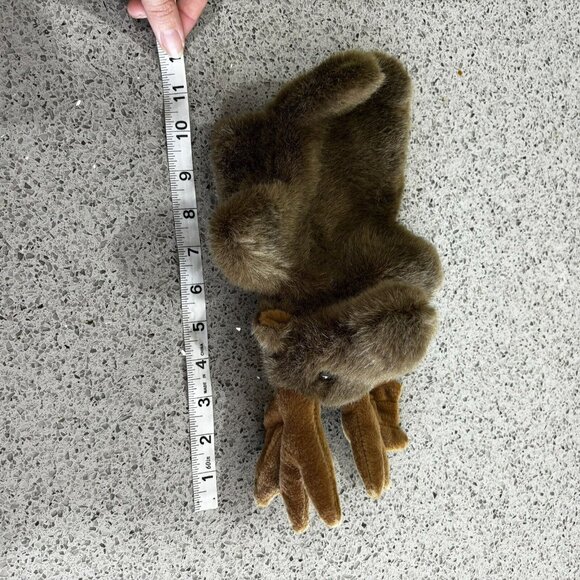 Jaag Plush Hand Puppet Moose Deer W Antlers Pretend Play Preschool Stuffed Toy - Picture 2 of 6